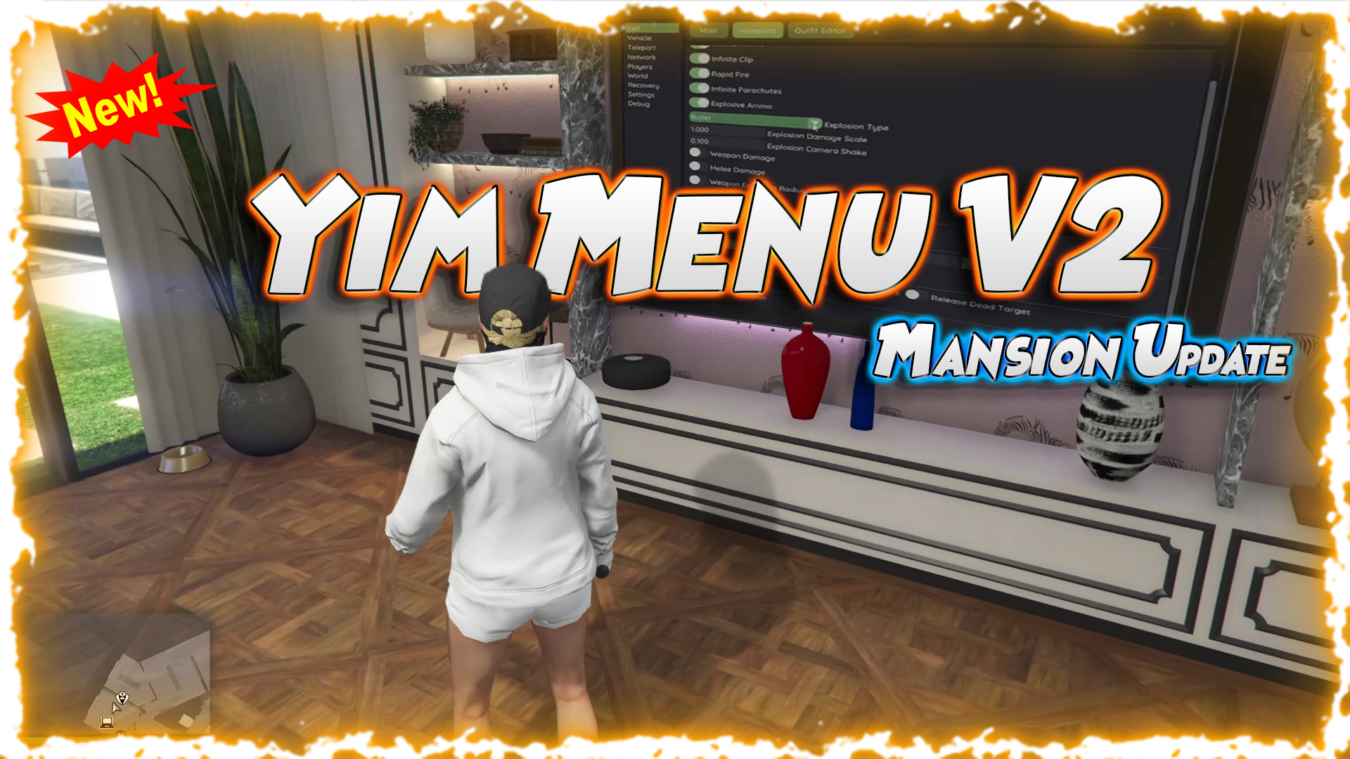 Gta 5 Enhanced Mod Menu Yim Mod Menu Enhanced v2.3.9 Mansion DLC 1.72